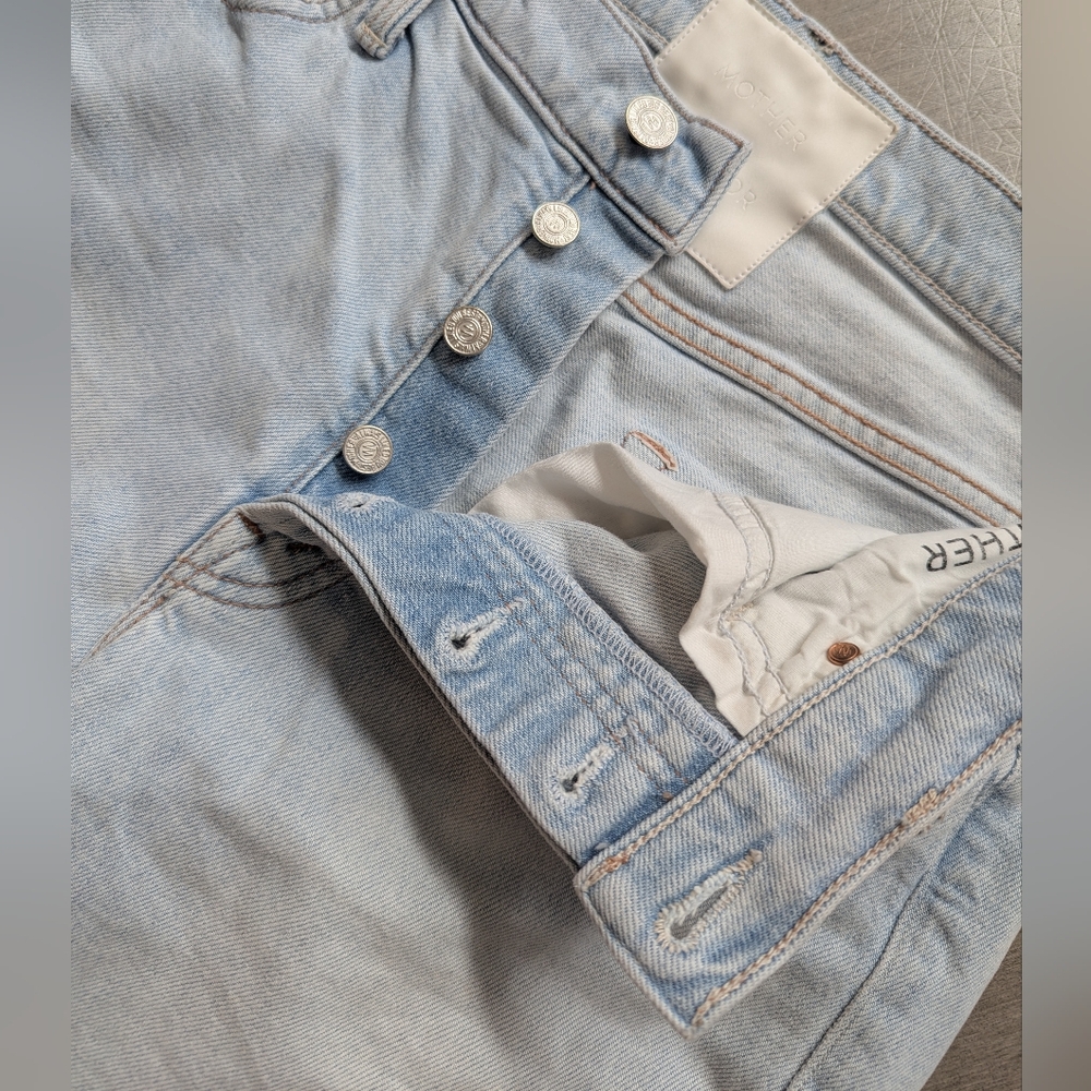 Mother Superior The Tomcat Hella Hot Blue Light Wash Jeans Size 28 - Picture 5 of 15